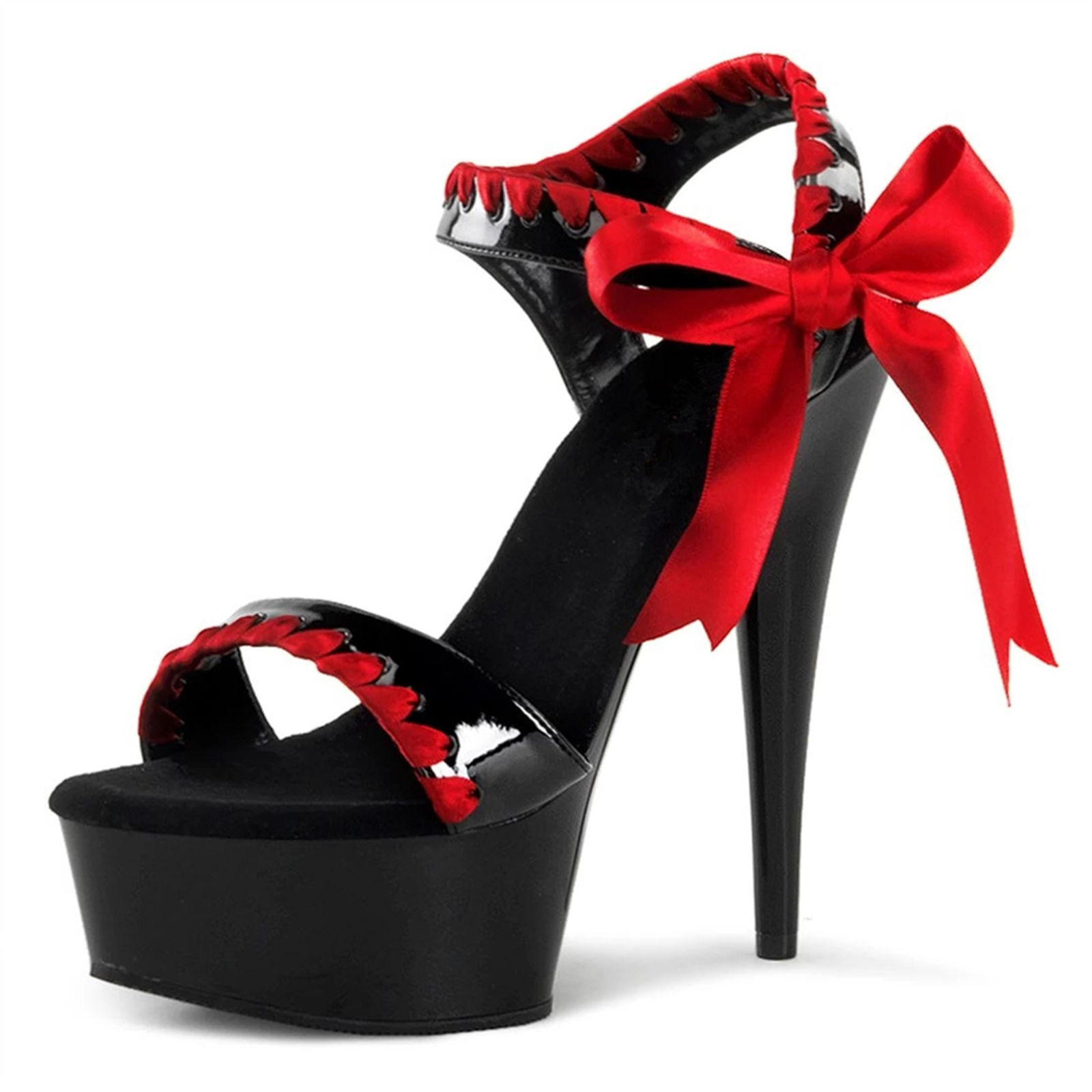 Wide Fit Heels - Neo Gothic Heels 15cm - Black