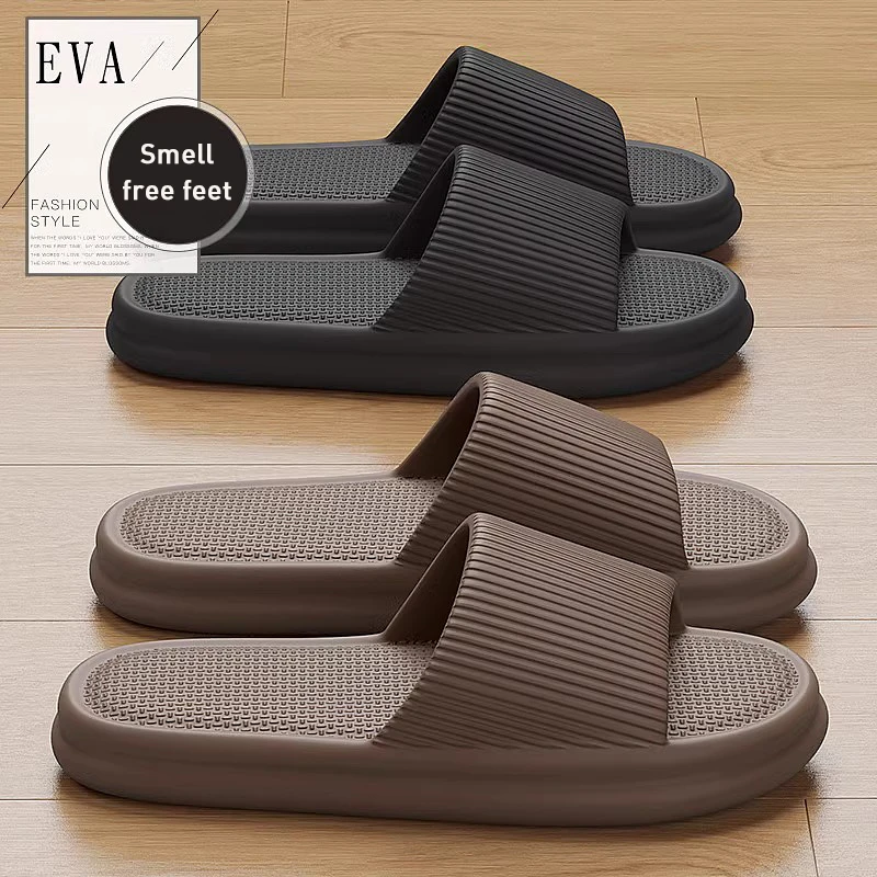 Women Shoes Size To Men - Summer Lovely Solid Color Home Slippers