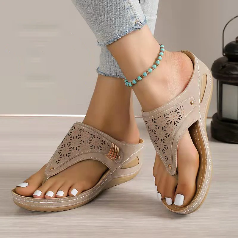 Women'S Shoes For Plantar Fasciitis - Summer Women's Wedge Sandals 2023 Clip