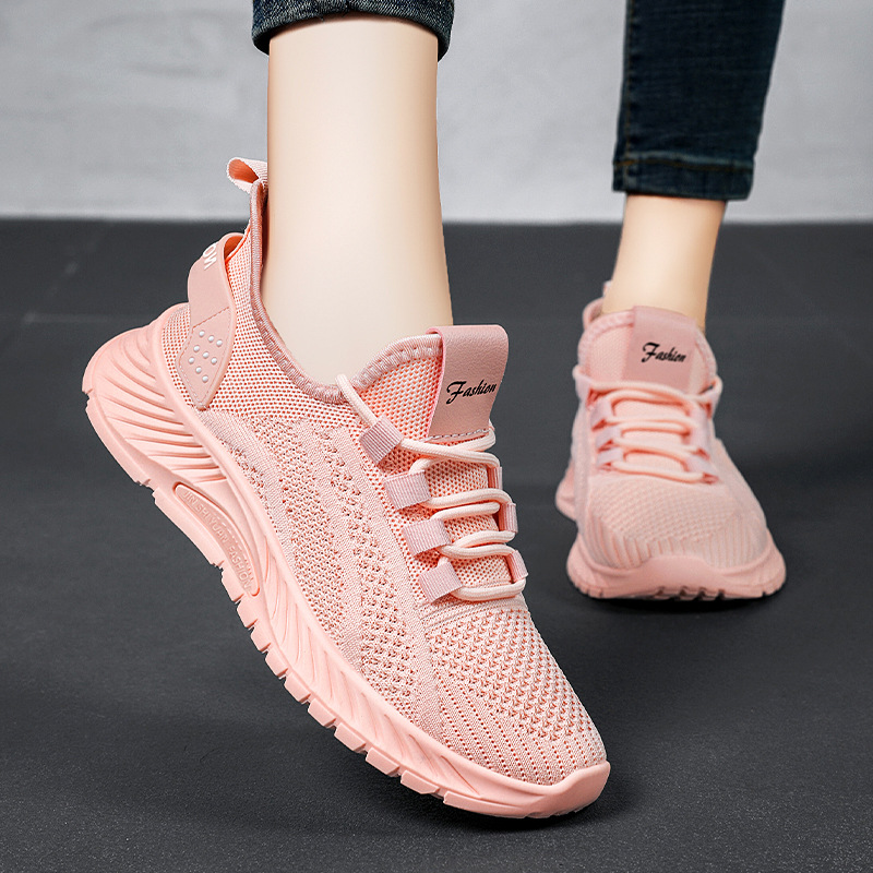 Women Shoes Qc - Women Breathable Mesh Sneakers Soft Sole
