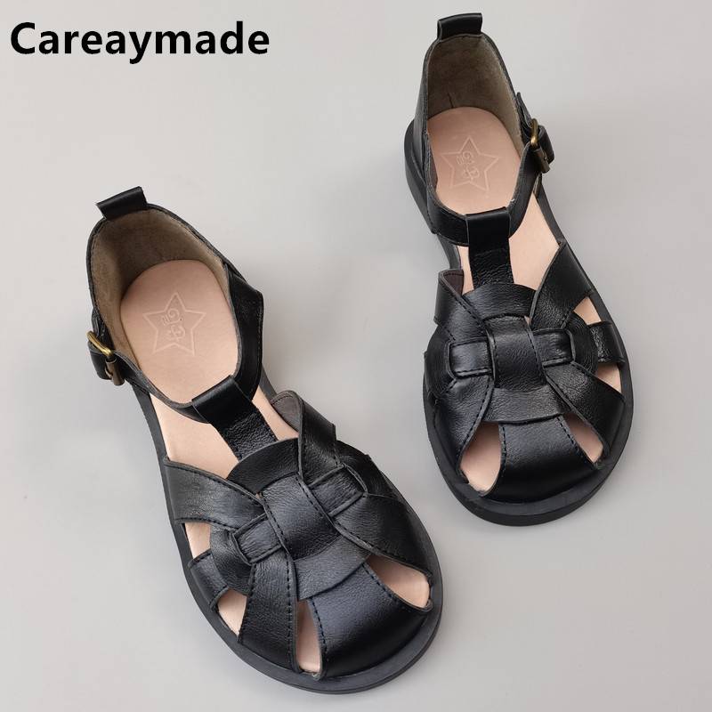 Women'S Shoes Big Feet - Careaymade-Genuine Leather big toe shoes wide