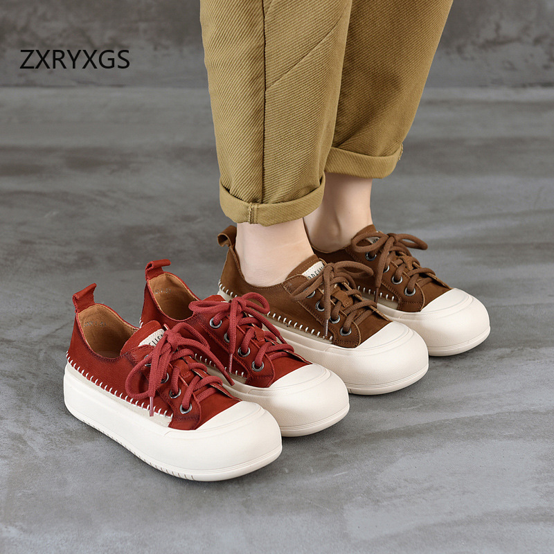 ZXRYXGS New Lace-up Premium Co - Women Shoes Size 4 In Cm のレビューと価格