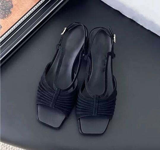 Elegant Women Black Suede Plea - Women Shoes Size 4 In Cm のレビューと価格