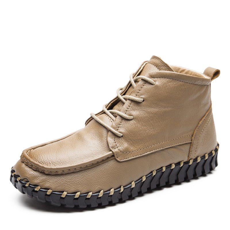 Real Leather Boots Women's Aut - Women'S Shoes Big Feet のレビューと価格