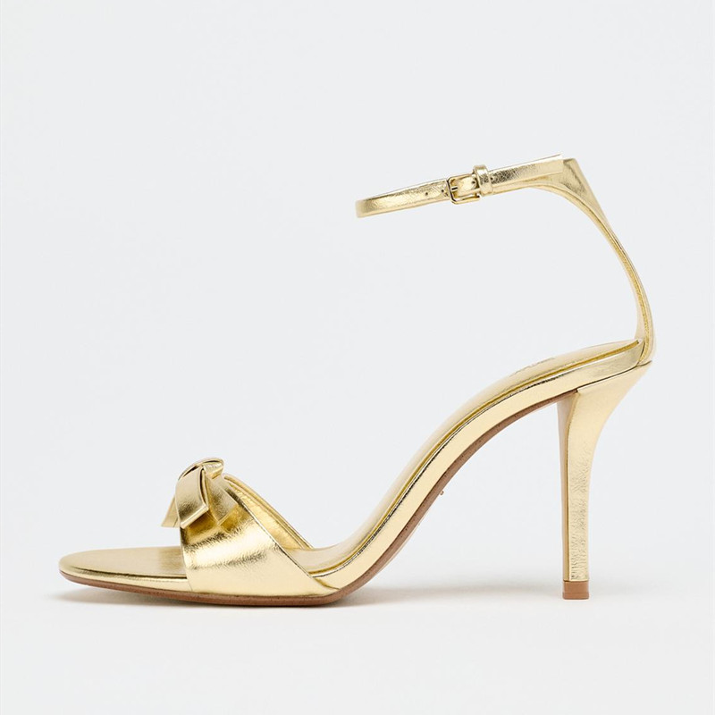 Elegant Golden Bow Brand High  - Women Shoes Brand のレビューと価格