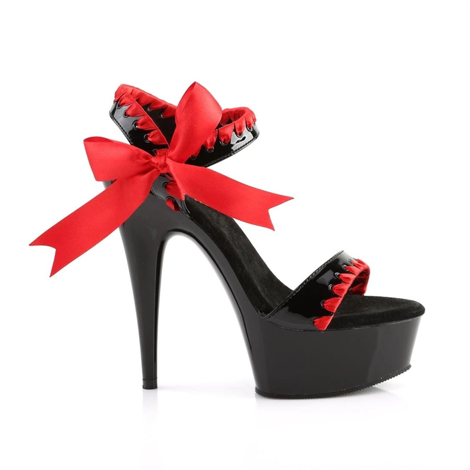 Neo Gothic Heels 15cm - Black  - Wide Fit Heels のレビューと価格