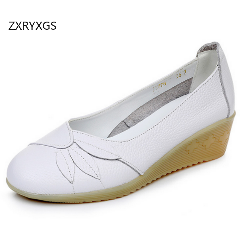 ZXRYXGS Premium Genuine Leathe - Women Shoes Size 4 In Cm のレビューと価格