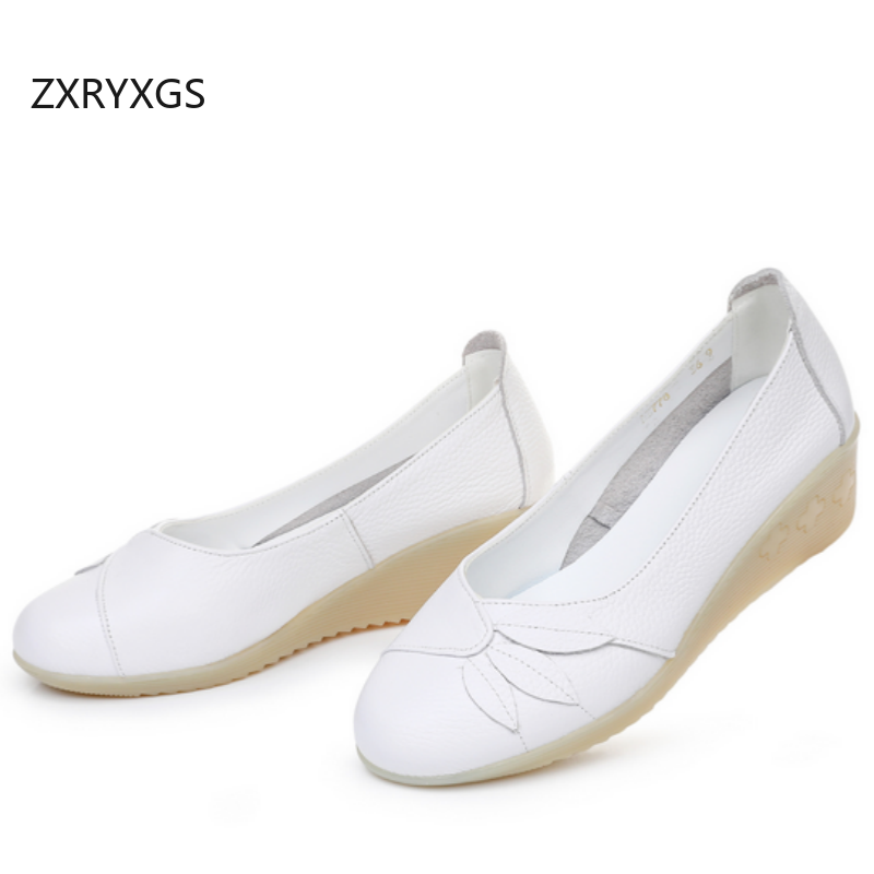 ZXRYXGS Premium Genuine Leathe - Women Shoes Size 4 In Cm のレビューと価格