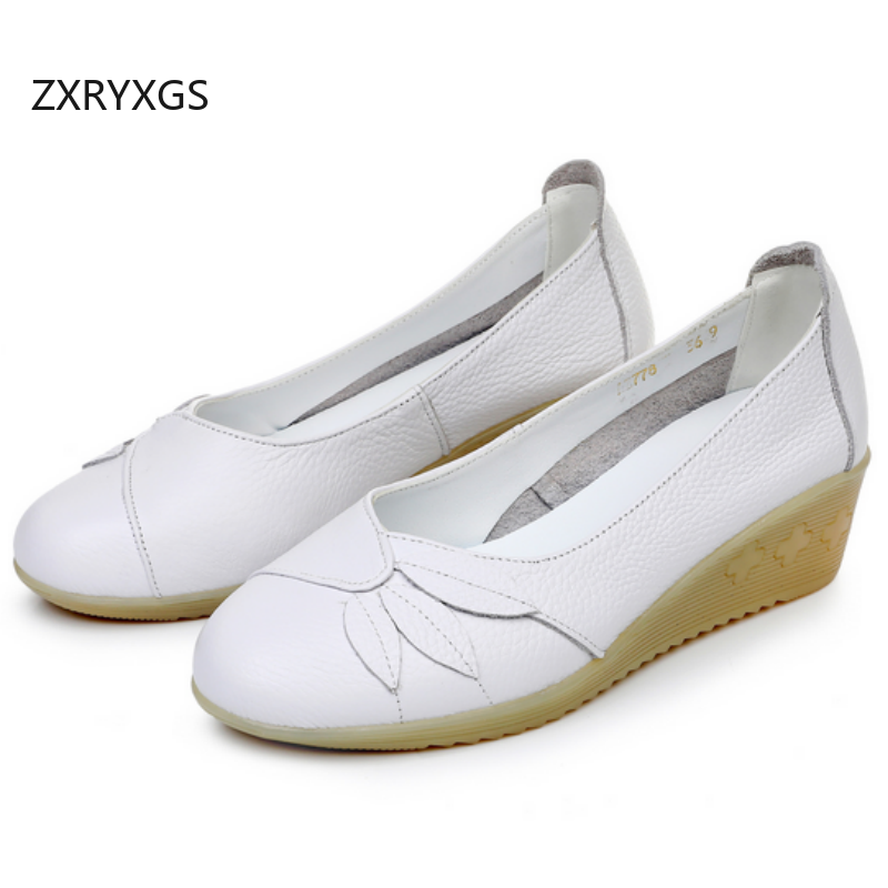 ZXRYXGS Premium Genuine Leathe - Women Shoes Size 4 In Cm のレビューと価格