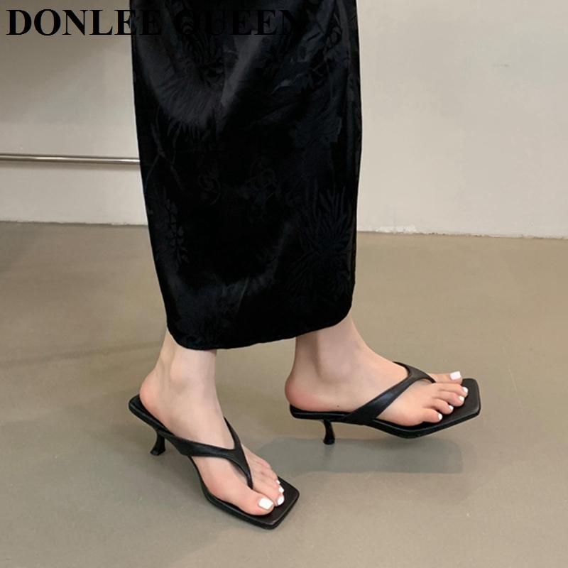Fashion Brand High Heel Slippe - Women'S Shoes Big Feet のレビューと価格