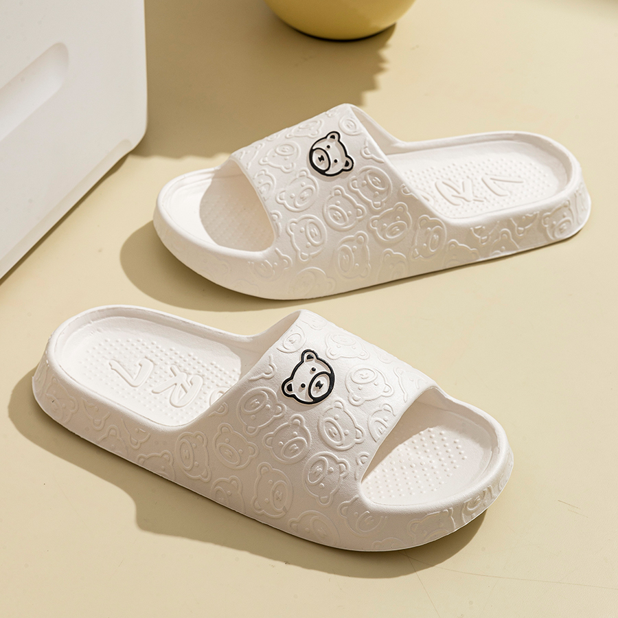 Printting Cute Bear Women Slip - Women'S Shoes For Flat Feet のレビューと価格