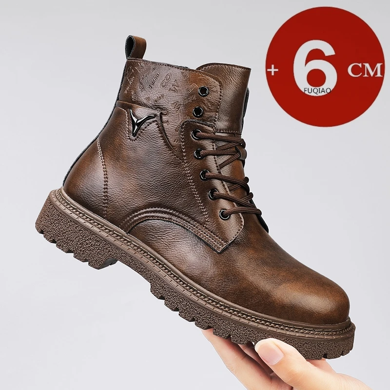 6cm Invisible Height Increasin - Suede Ankle Boot のレビューと価格