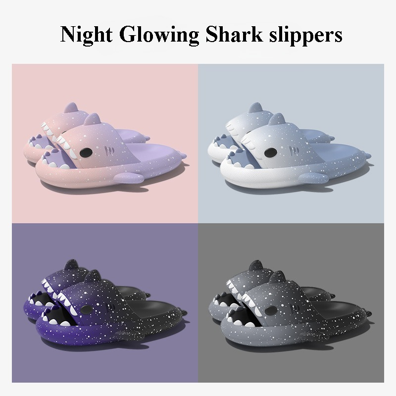 Cute Cartoon Shark Slippers Fo - Women Shoes Size To Men のレビューと価格