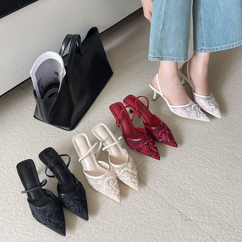 2026 Elegant Slingback Sandals - Women Shoes Brand のレビューと価格