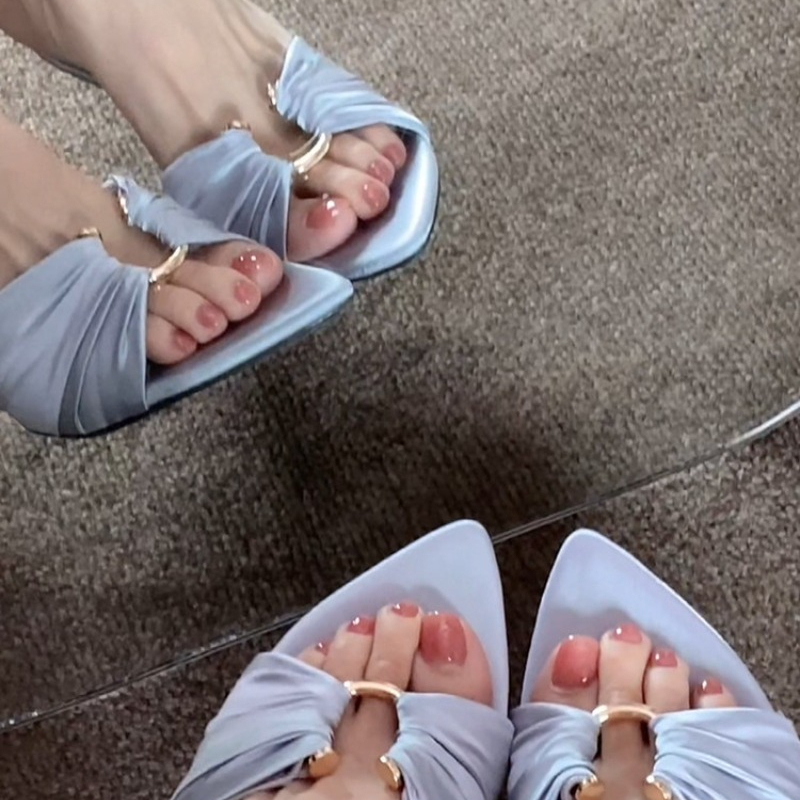 Summer New Fashion Open-Toe Fl - Wide Fit Heels のレビューと価格