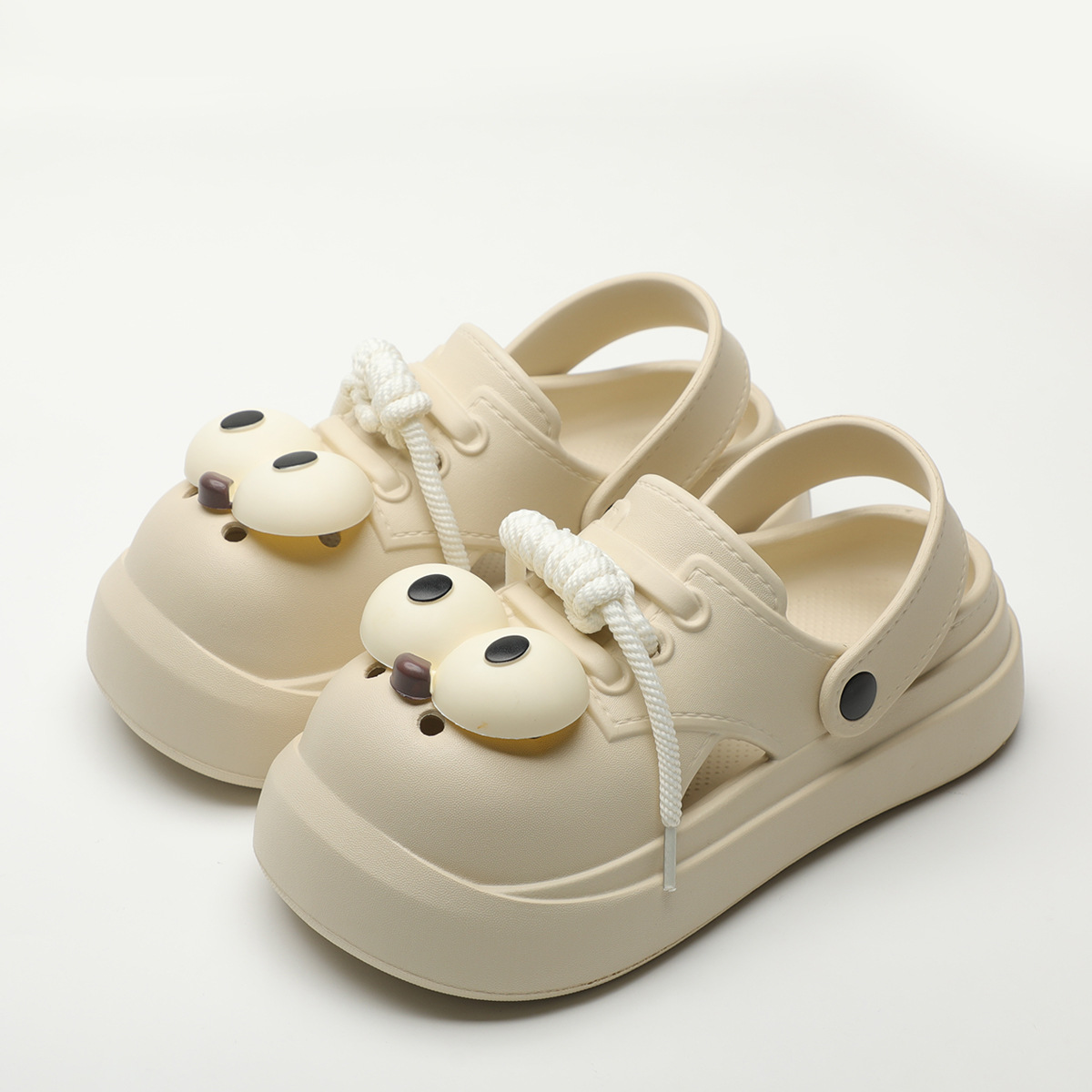 Cute DIY Big Eyes Fashion Clog - Women'S Shoes Big Feet のレビューと価格