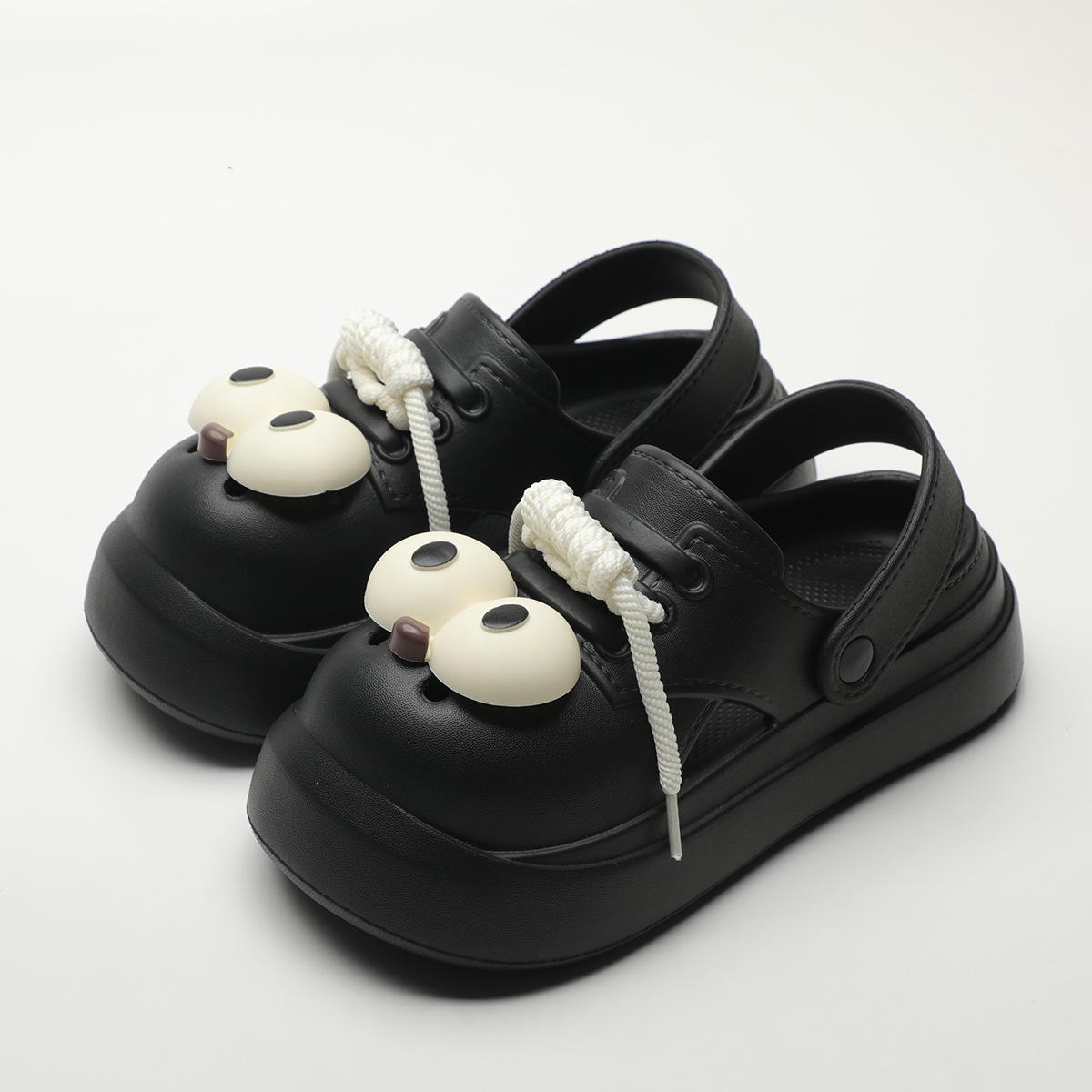 Cute DIY Big Eyes Fashion Clog - Women'S Shoes Big Feet のレビューと価格