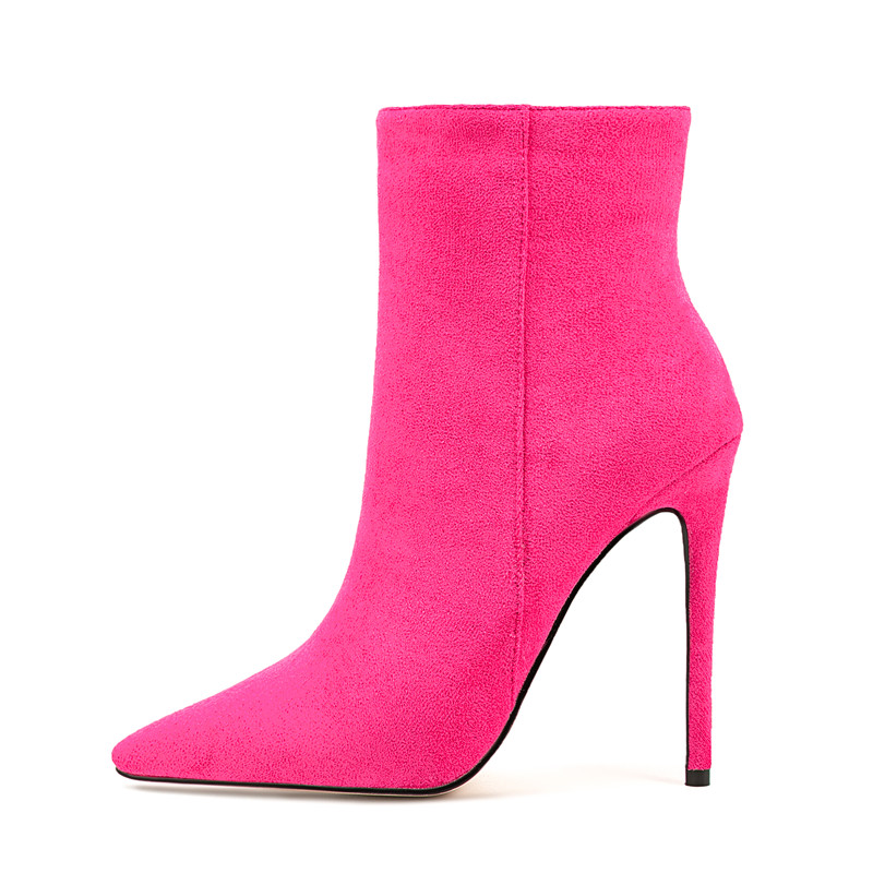 Suede Stiletto Boots For Women - Women'S Shoes Big Feet のレビューと価格