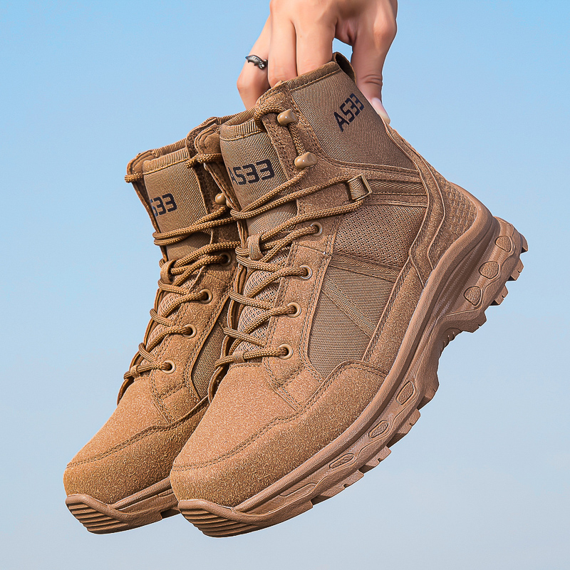 Men's Military Tactical Boots  - Suede Ankle Boot のレビューと価格