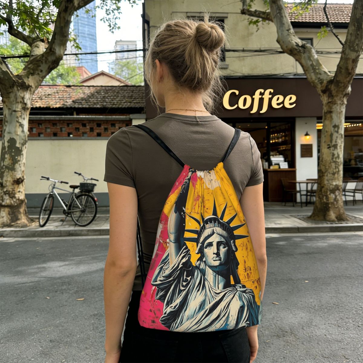 Statue Of Liberty Graffiti Pri - Women'S Shoes Liberty のレビューと価格