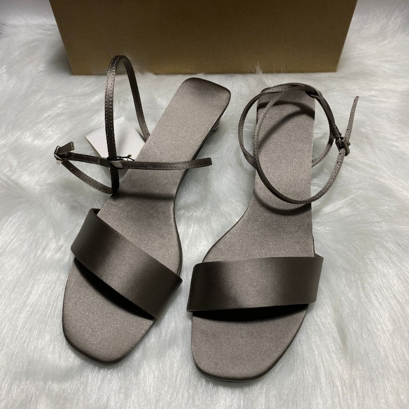 Luxury Satin Ankle Strap Low H - Women Shoes Brand のレビューと価格