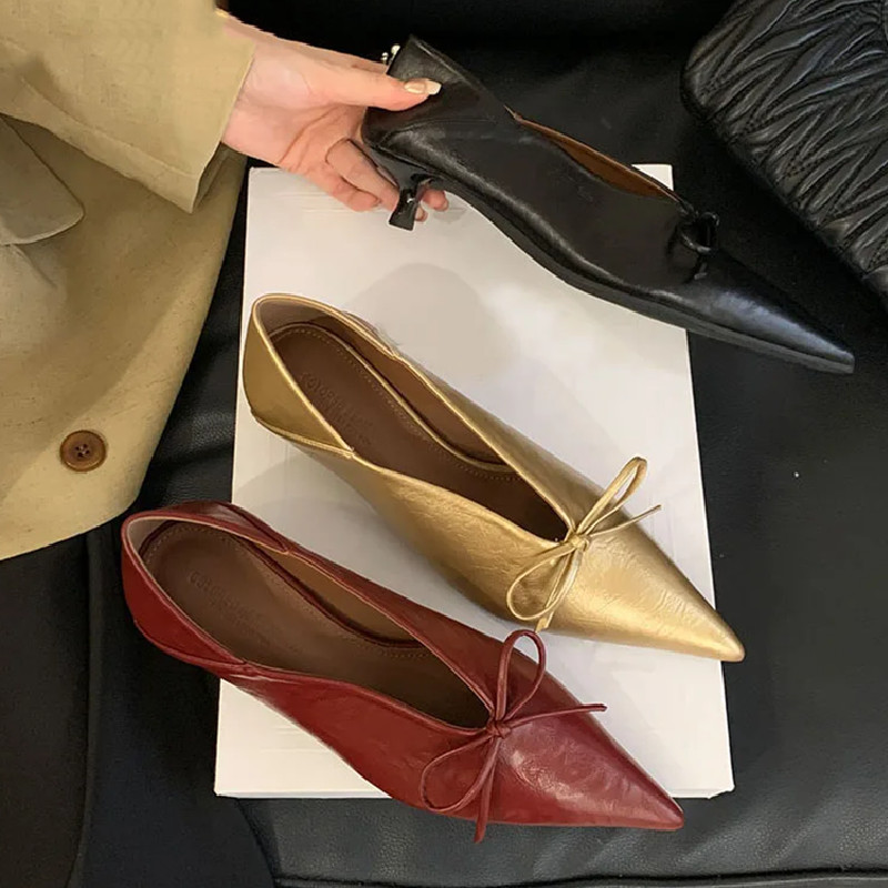 New Designer Pointed Toe Low H - Women Shoes Brand のレビューと価格