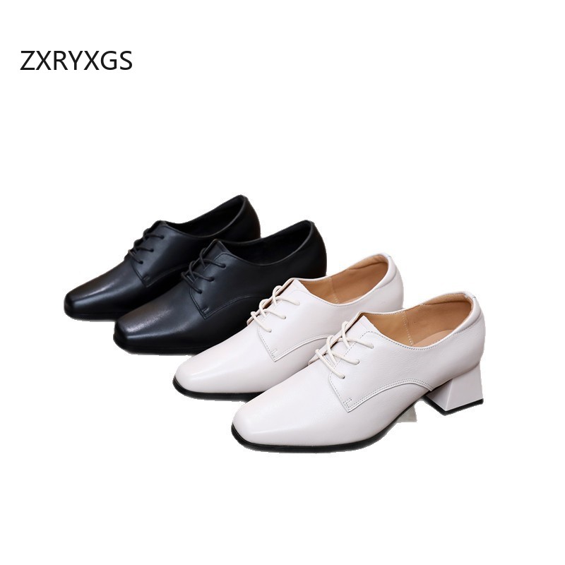 ZXRYXGS 2025  Top Cowhide Lace - Women Shoes Size 4 In Cm のレビューと価格