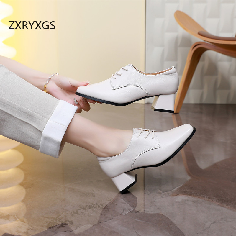 ZXRYXGS 2025  Top Cowhide Lace - Women Shoes Size 4 In Cm のレビューと価格