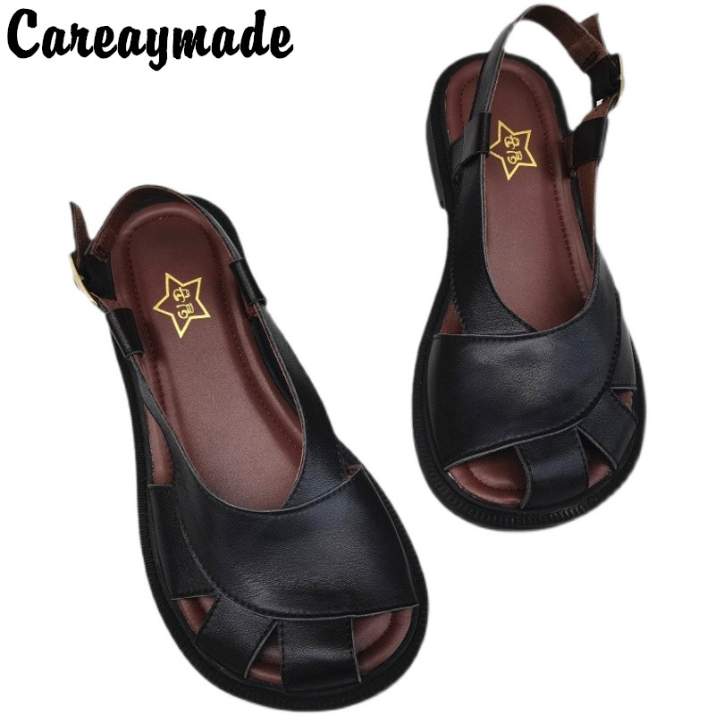 Careaymade-Genuine Leather wid - Women'S Shoes Big Feet のレビューと価格