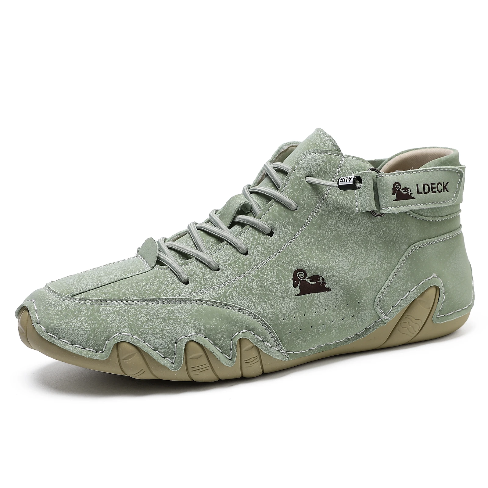 Men's Genuine Leather Shoes An - Suede Ankle Boot のレビューと価格