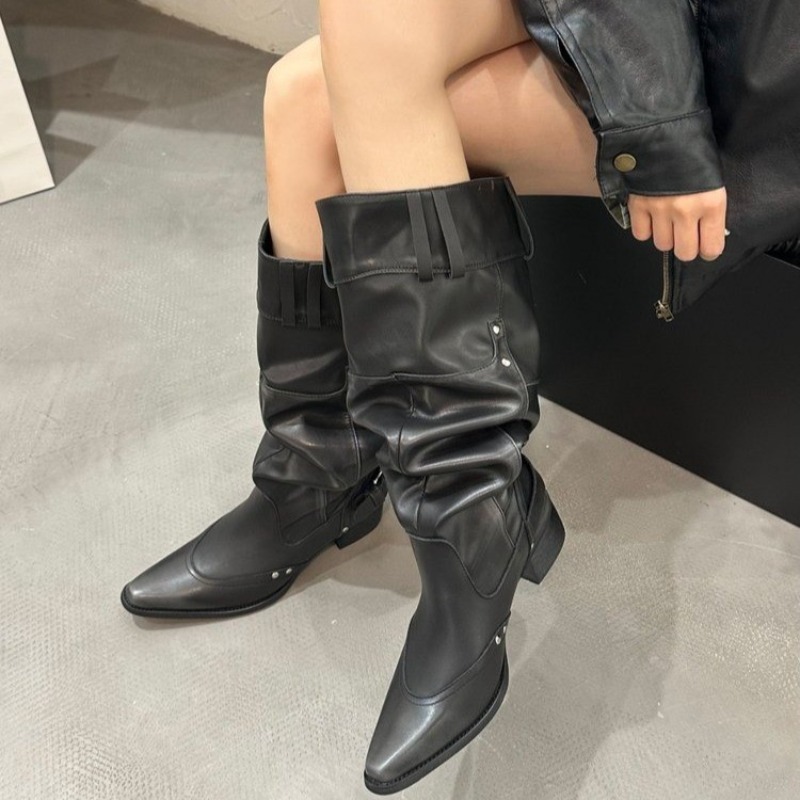 Wrapped Single Boots for Women - Suede Ankle Boot のレビューと価格