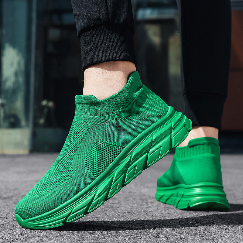 Fashion Green Men Sock Sneaker - Women Shoes Qc のレビューと価格