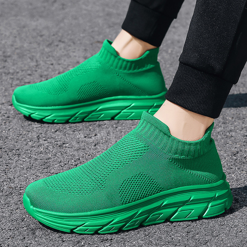 Fashion Green Men Sock Sneaker - Women Shoes Qc のレビューと価格