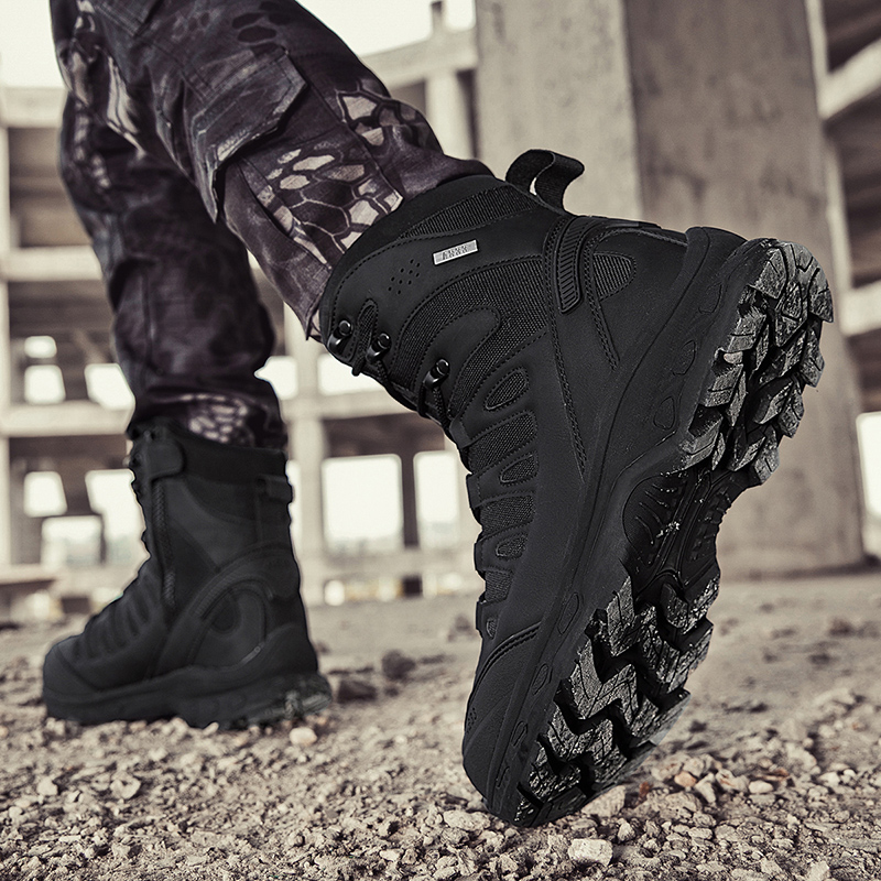 New Men Tactical Boots Militar - Suede Ankle Boot のレビューと価格