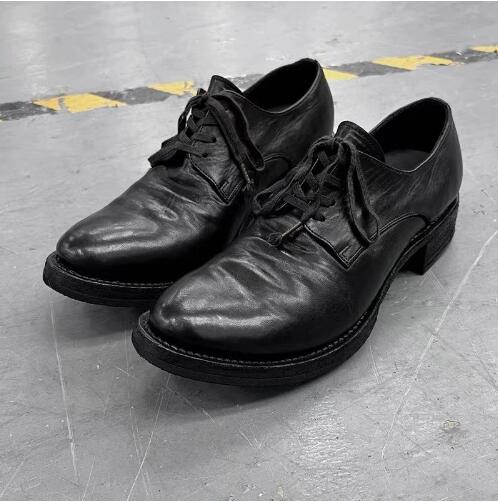 Hot Men Black Cow Real Leather - Women Shoes Size 4 In Cm のレビューと価格