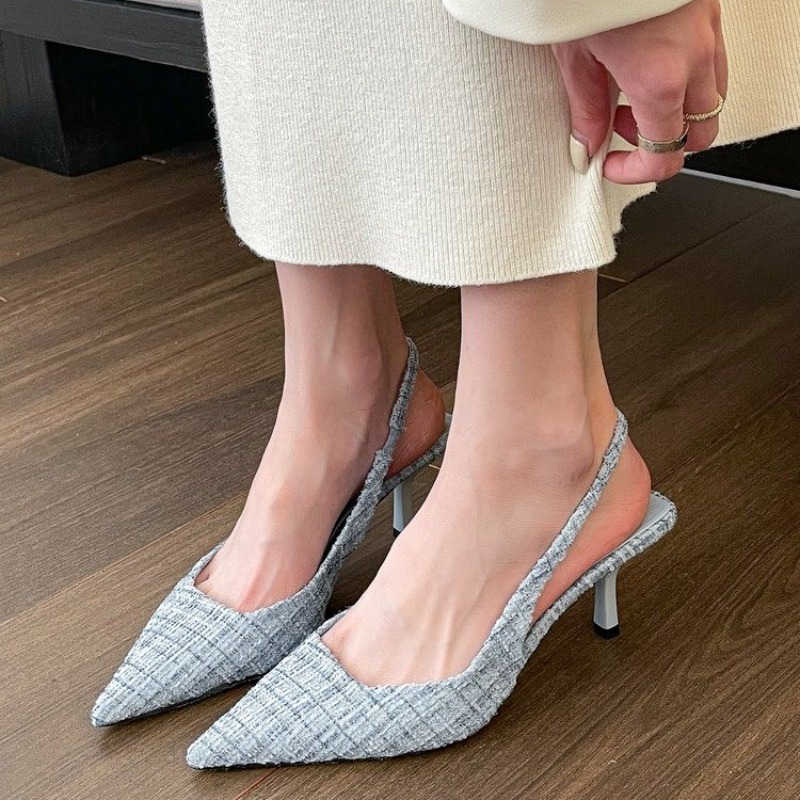Brand Designer Slingbacks High - Women Shoes Brand のレビューと価格