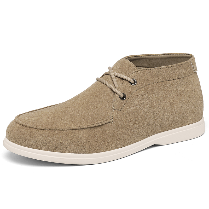 Classic British Style Suede Le - Suede Ankle Boot のレビューと価格