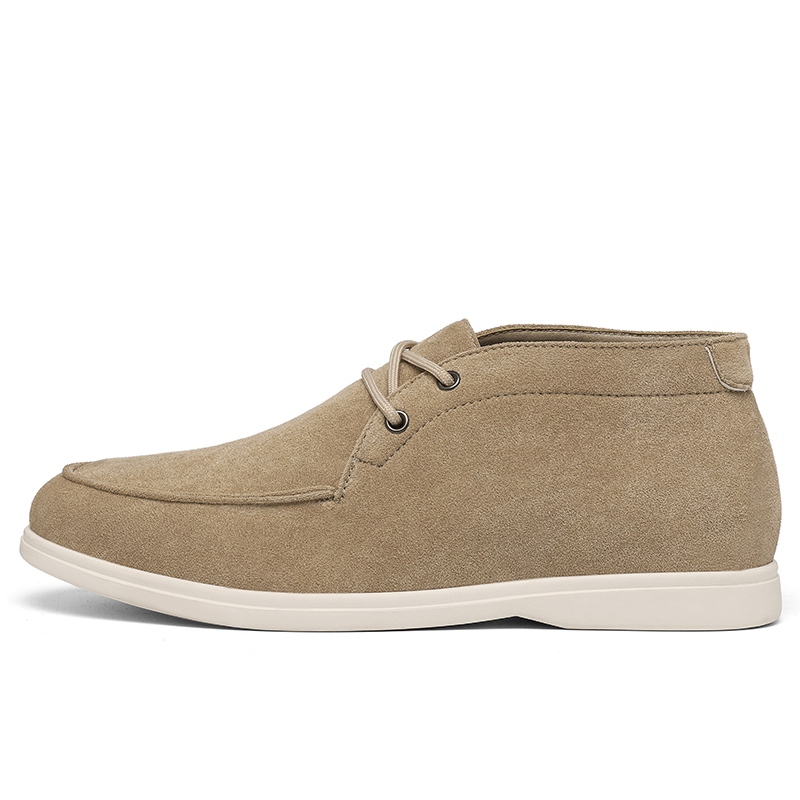 Classic British Style Suede Le - Suede Ankle Boot のレビューと価格