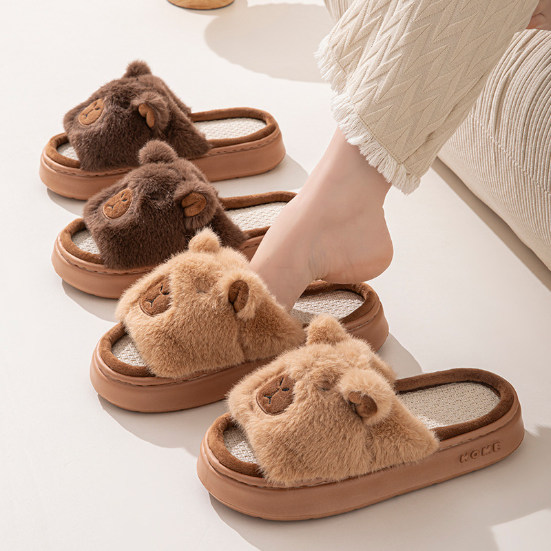Hemp Cartoon Women's Slippers  - Women'S Shoes For Flat Feet のレビューと価格