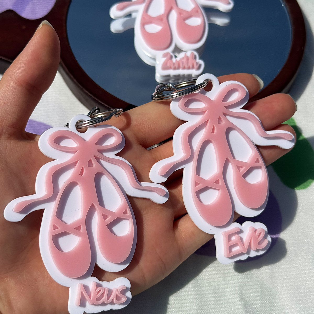 Custom Name Acrylic Keychain P - Women Shoes Name のレビューと価格