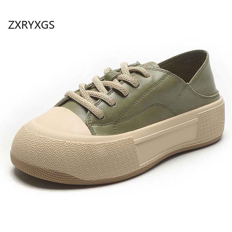 ZXRYXGS 2026 New Lace-up Cowhi - Women Shoes Size 4 In Cm のレビューと価格