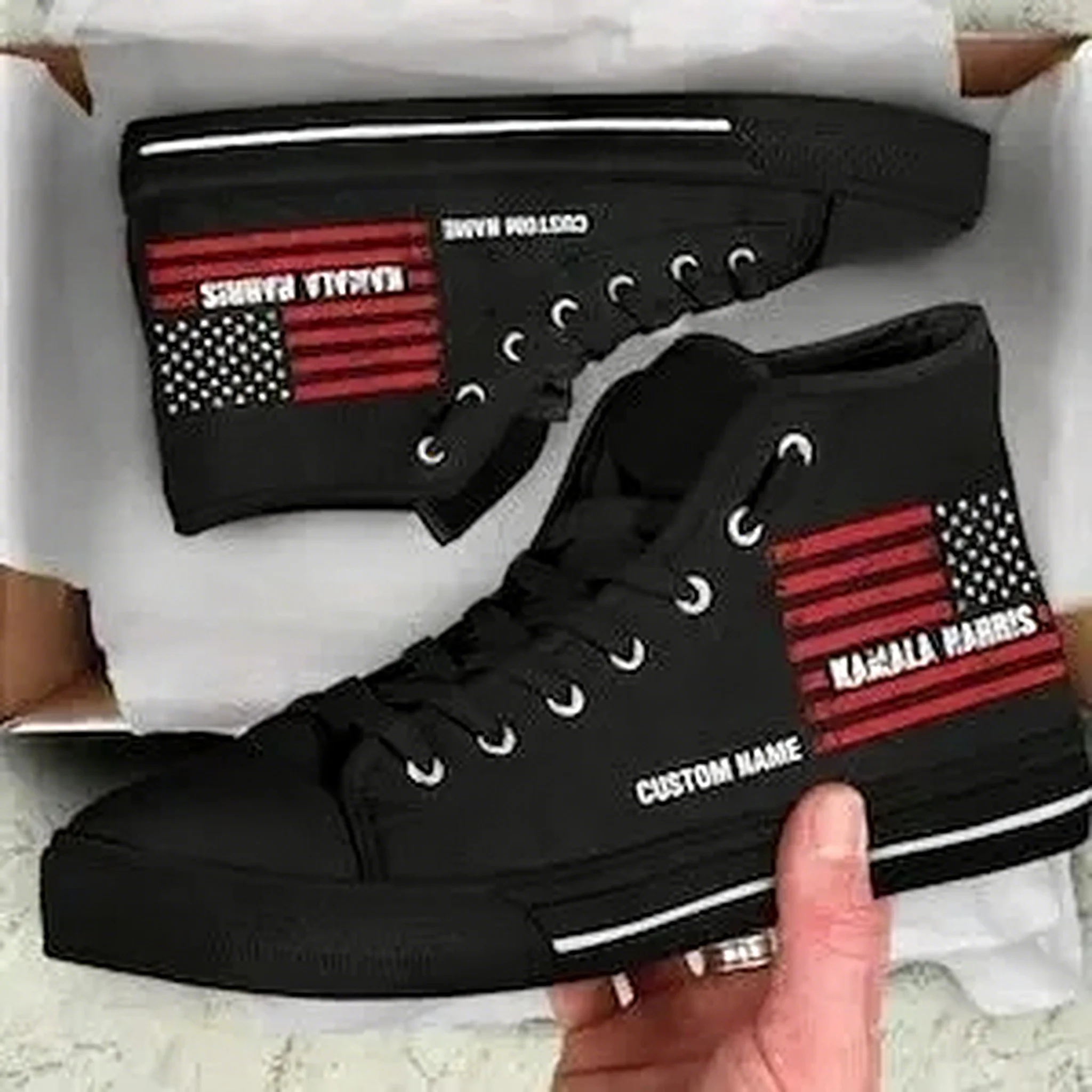 Elections Custom Name High Top - Women Shoes Name のレビューと価格