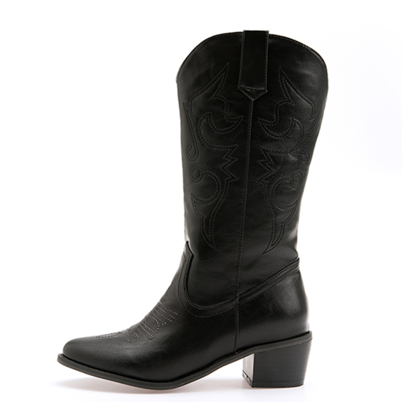 Classic Mid-calf Boots Women F - Women'S Shoes Big Feet のレビューと価格