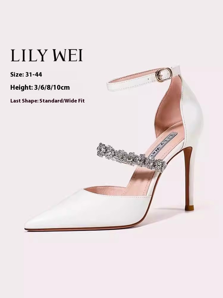 Low-heeled thin high-heeled we - Wide Fit Heels のレビューと価格