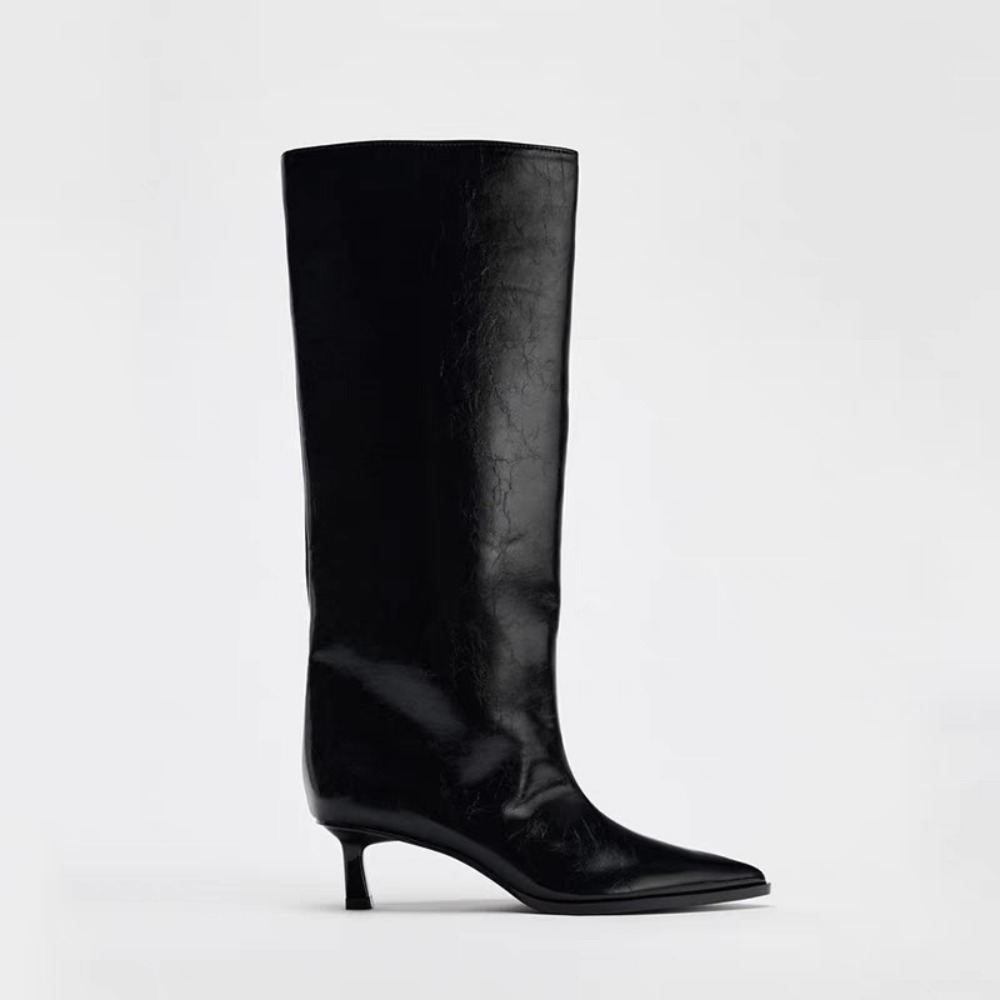 2026 Wide Boot Tube Pointed To - Wide Fit Heels のレビューと価格