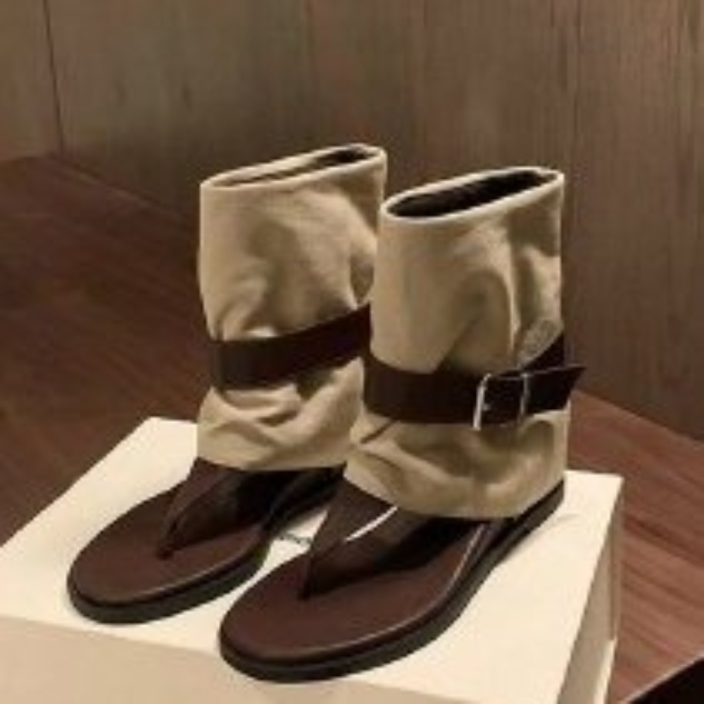 Vintage Color Block Toe Ring S - Suede Ankle Boot のレビューと価格