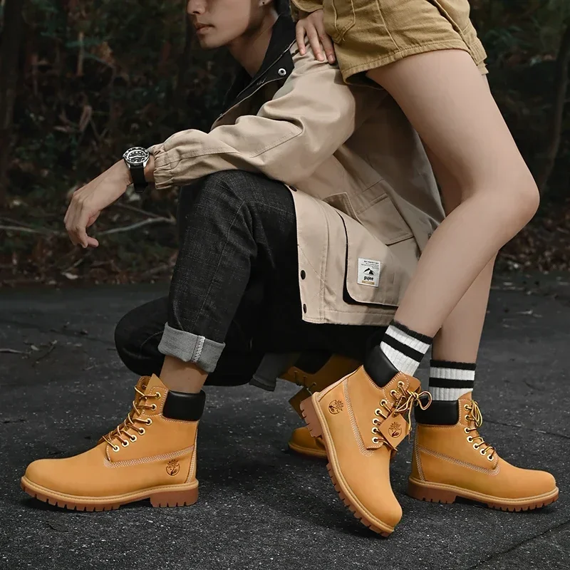 Boots Men High Top Boots High  - Suede Ankle Boot のレビューと価格