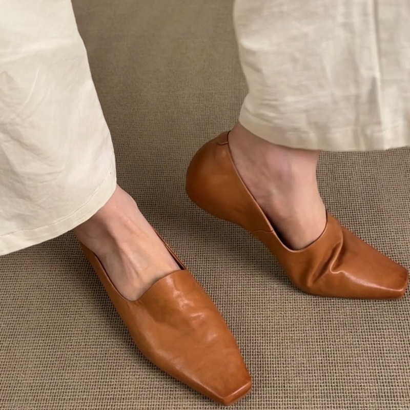 Retro Flat Loafers Women's Sli - Women'S Shoes For Flat Feet のレビューと価格