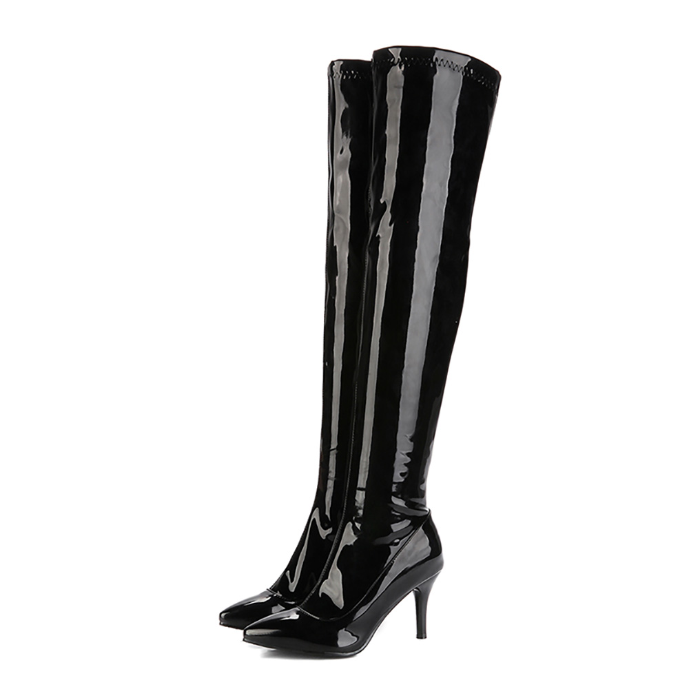 Hot Brand New Winter Glossy Bl - Women'S Shoes Big Feet のレビューと価格