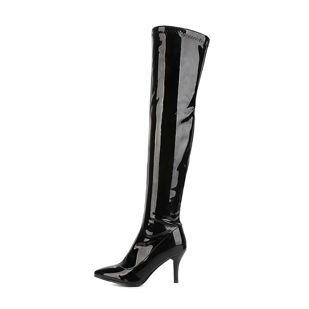 Hot Brand New Winter Glossy Bl - Women'S Shoes Big Feet のレビューと価格